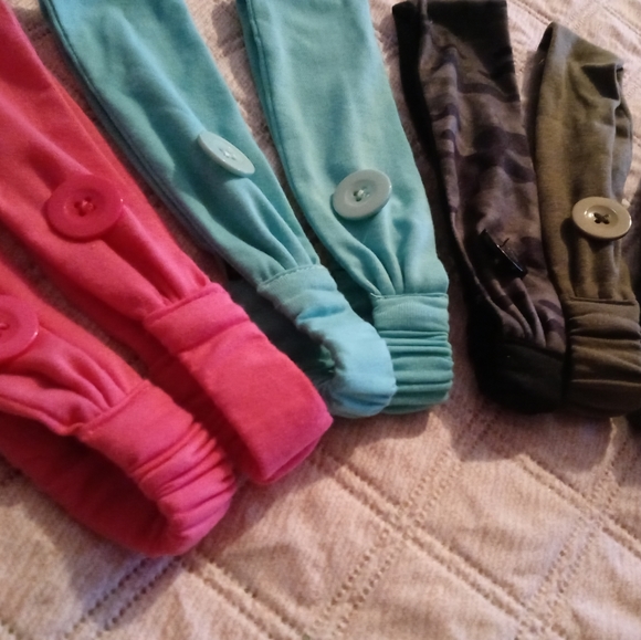 Headbands with Mask Buttons - Picture 2 of 2